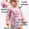 Body manga larga bebé