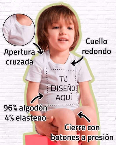 Body Manga Corta Bebé