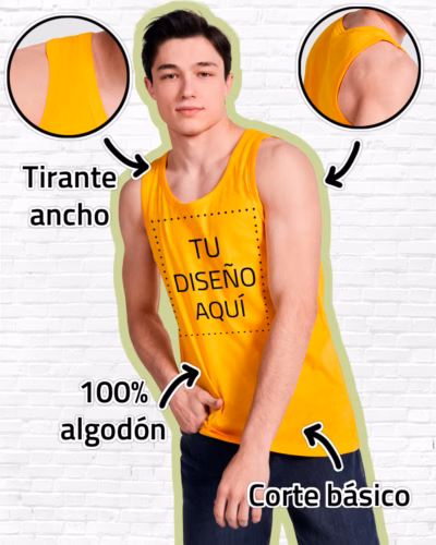 Camiseta Tirantes Hombre