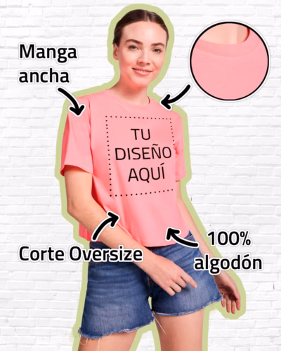 Camiseta Oversize Mujer