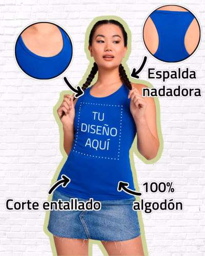 Camiseta Tirantes Mujer