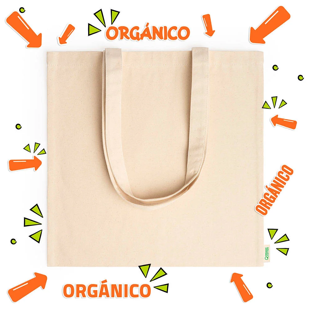 Tote bag de algodón orgánico