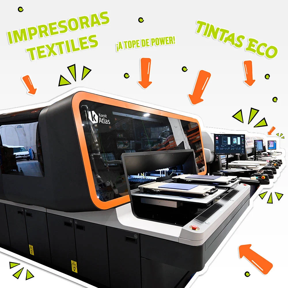 Impresoras textiles de la marca kornit
