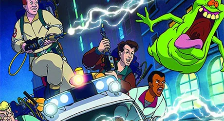 Los protagonistas de la serie animada The Real Ghostbusters