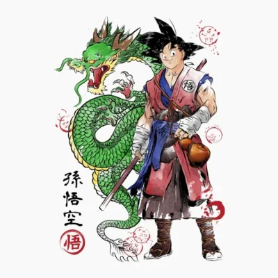 Goku With Dragon