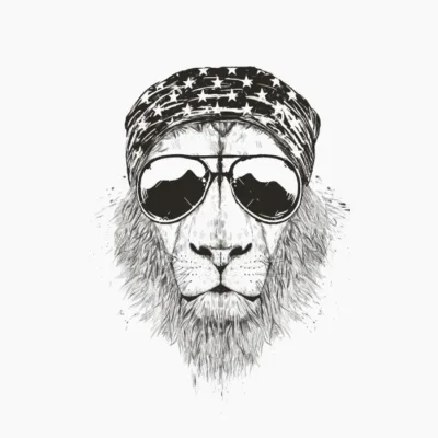 Wild Lion Black