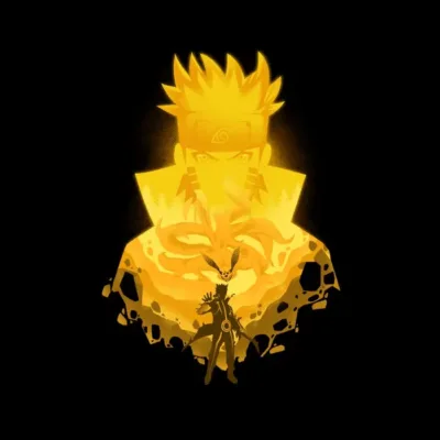 Kurama y Naruto