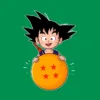 Cute goku with bola de dragon