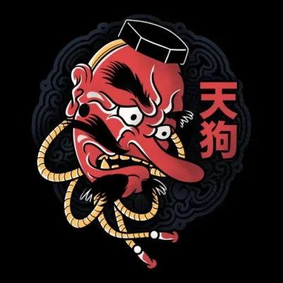 TENGU MASK MASCARA