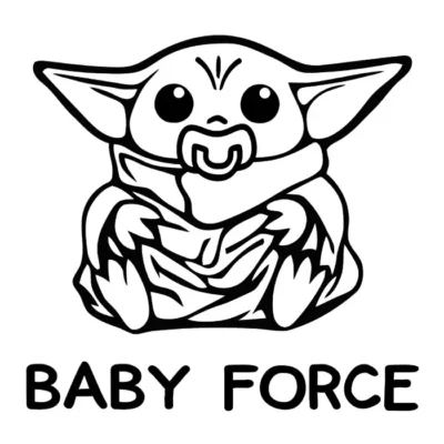 Baby force 2. Fondo claro.