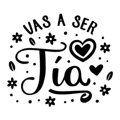 Vas a ser tía.