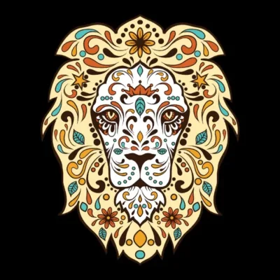 Colorful Lion