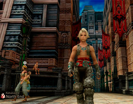 Vaan paseando por la ciudad de Dalmasca en Final Fantasy 12