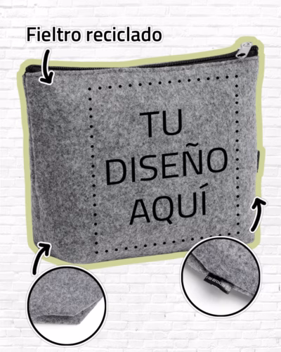 Neceser De Fieltro Reciclado