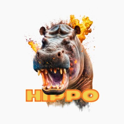 Angry Hippo (with text)