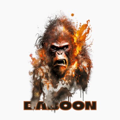 An Angry Baboon (with text)