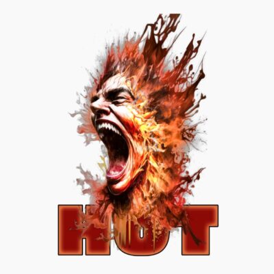 An angry Banshee (with "HOT" text")