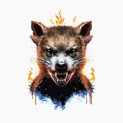 Angry Tasmanian Devil (without text)