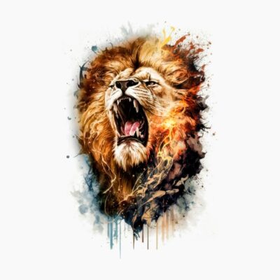 Angry Lion (without text)