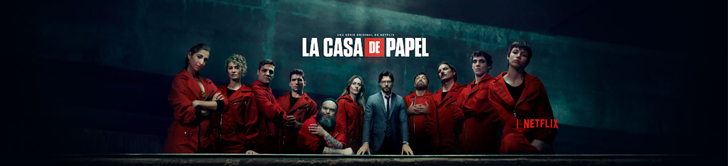 Banner de La Casa de Papel
