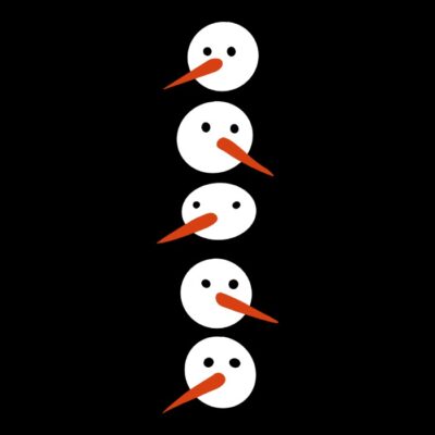 Snowman Carrots