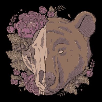 Autumn Bear Skull