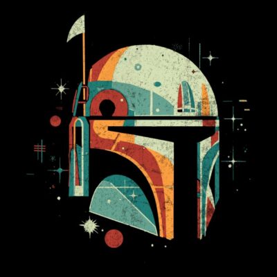 Retro Mandalorian helmet