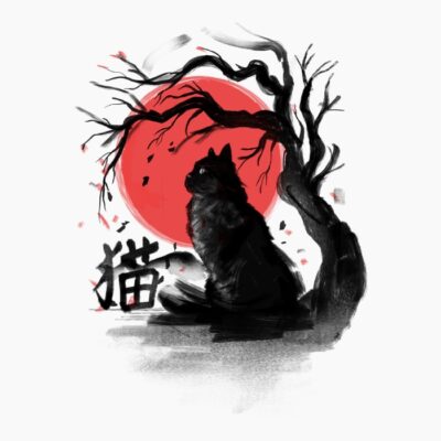 Cat kanji art