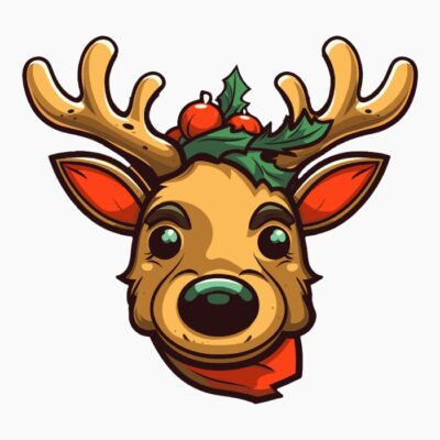 Christmas Deer 002