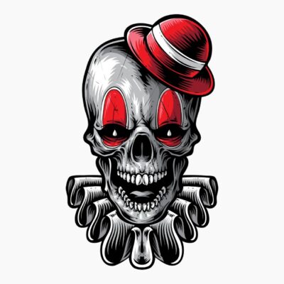 Scary Skull Clown