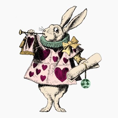 Blush White Rabbit