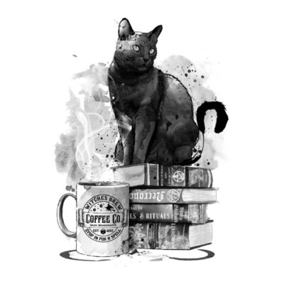 Cat books and Coffee