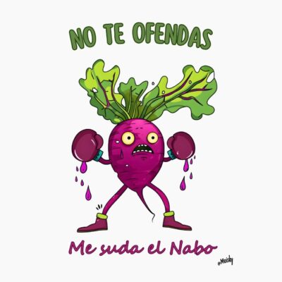 No te ofendas, me suda el nabo.