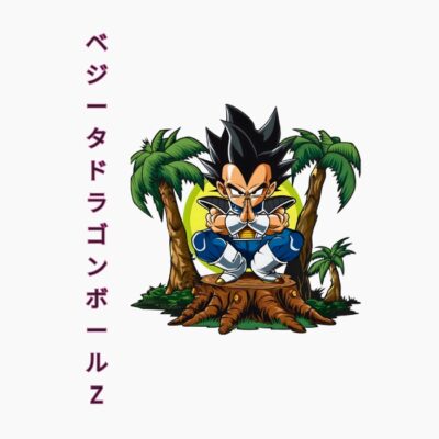 Vegeta de Dragon Ball Z haciendo yoga en el bosque