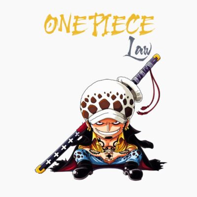One Piece, Trafalgar Law, Cartoonish style.