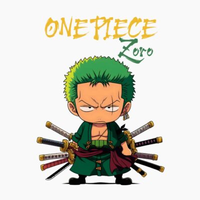 One Piece, Roronoa Zoro, cartoonish style