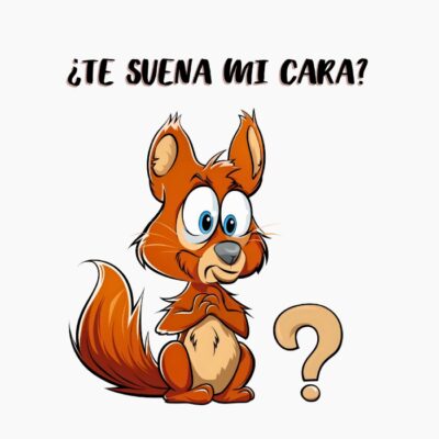 ardilla preguntando si te suena mi cara