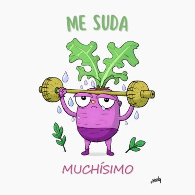 nabo sudando, me suda el nabo