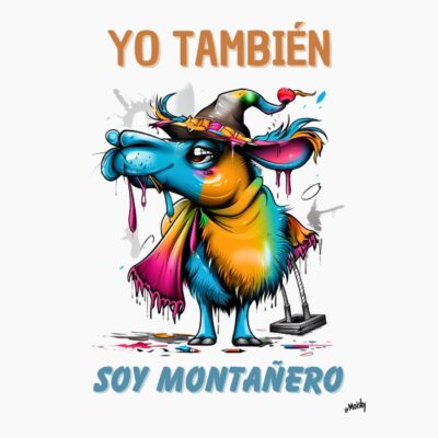 Llama colorida, yo también soy montañero.