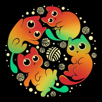 Colorful Kittens
