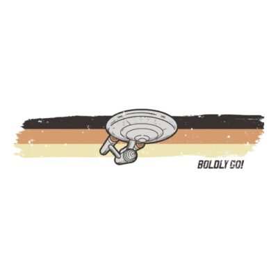 Vintage bold star trek w