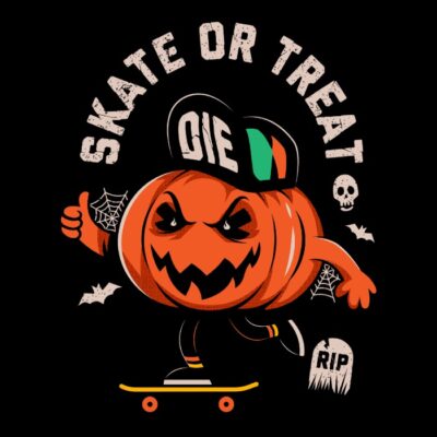 Spooky Skater Pumpkin