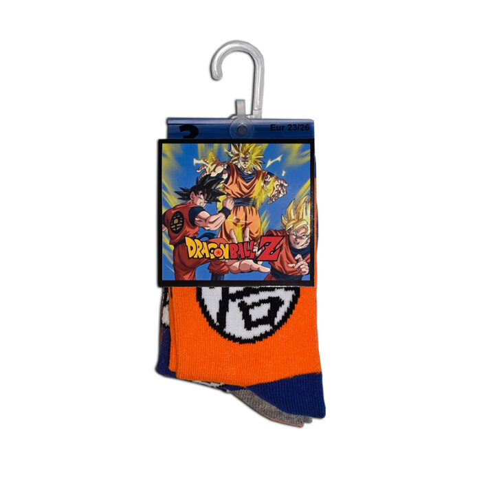 Pack 3 calcetines infantiles dragon ball z akira toriyama anime regalo original