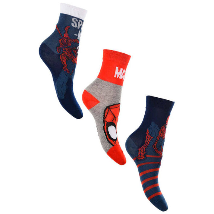Pack 3 calcetines infantiles spiderman - imagen 2