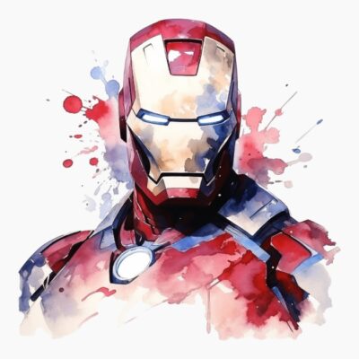 Ironman acuarela 01