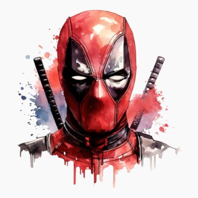 Deadpool Acuarela 03