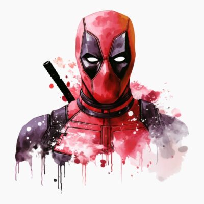 Deadpool Acuarela 02