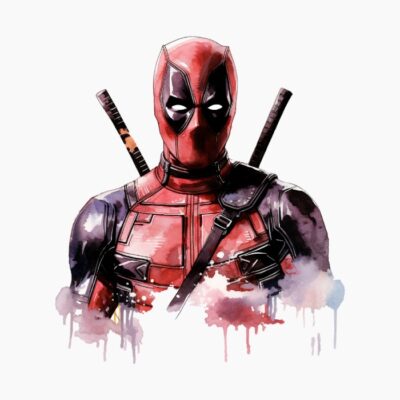 Deadpool Acuarela 01