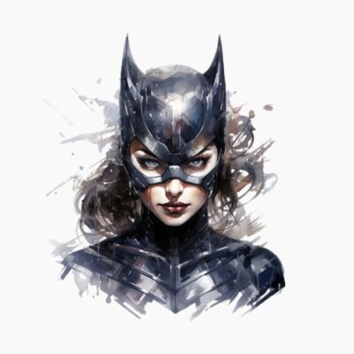 Cat Woman acuarela 02