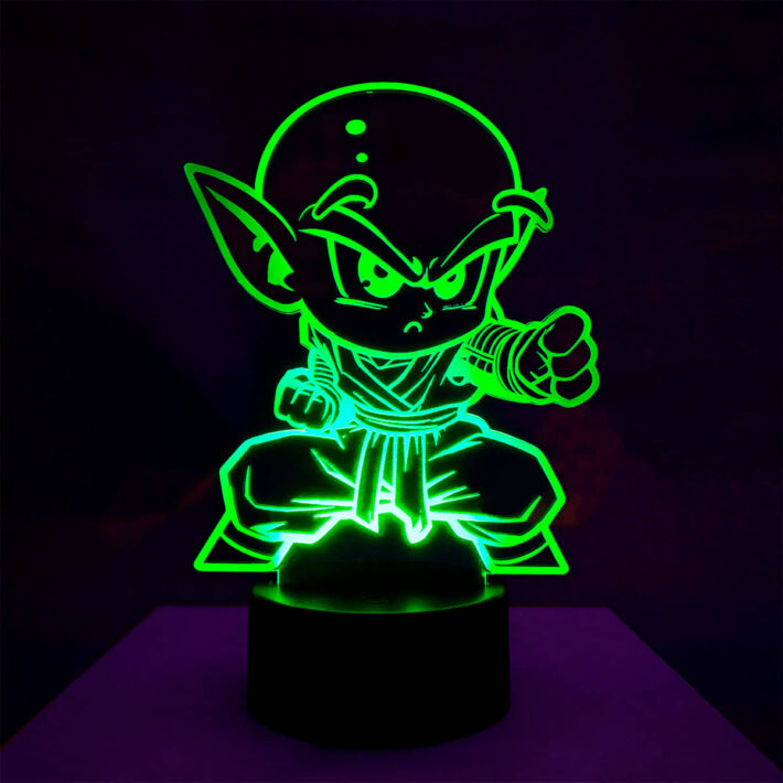 Lámpara led piccolo dragon ball